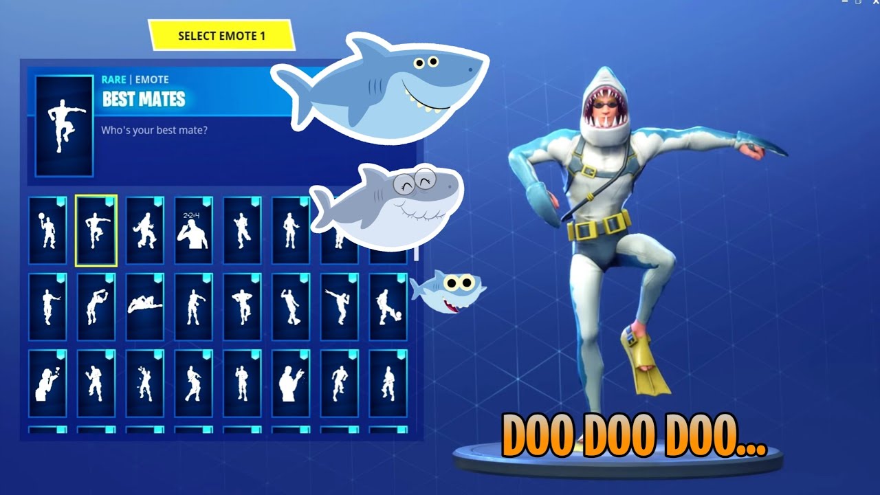 Fortnite Dances But With Baby Shark Music Youtube - fortnite dances but with baby shark music