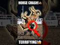 Wild Horse Flips On Rider! 🐴 😱 #shorts