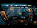 ASMR POV 🤯 Driving NEW Mercedes Actros | Rainy Morning Long Haul Netherlands to Belgium | 4K ETS2