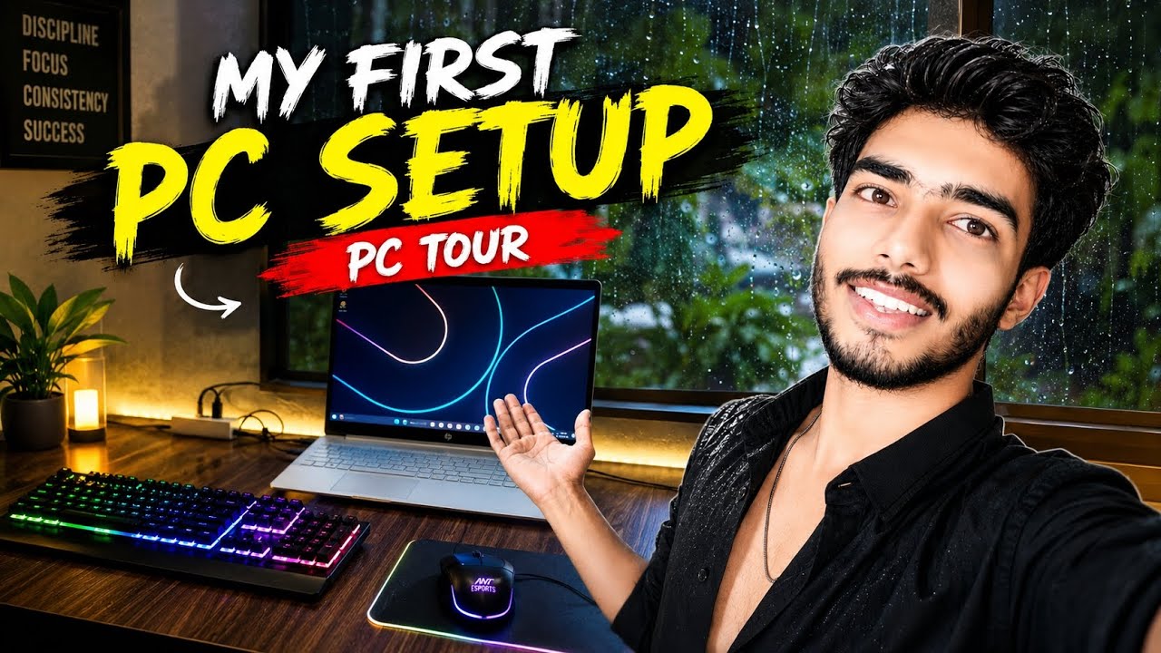 My First Gaming PC Setup Vlog 🔥 - YouTube