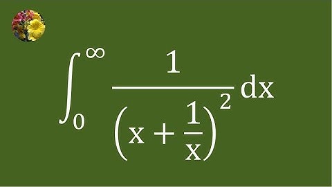 2017 MIT Integration Bee, qualifying test problem # 10 (4th method) (Mis-1158AAA)