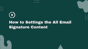 How to Quickly Change All Email Signature Content