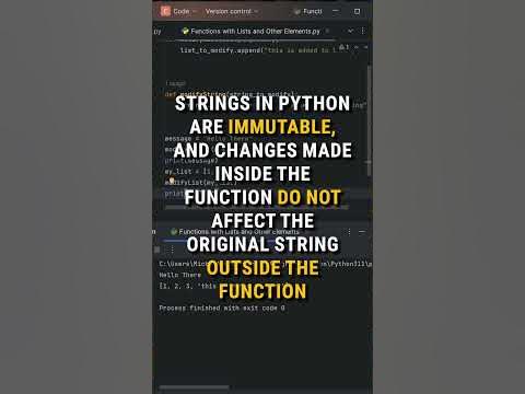 Python's Immutable Strings vs Mutable Lists: A Student's Discovery ...