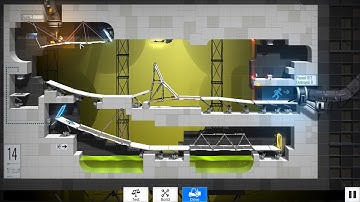 Bridge Constructor Portal Level 14