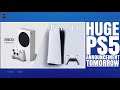 PLAYSTATION 5 ( PS5 ) - HUGE PS5 ANNOUNCEMENT COMING TOMORROW !? / XBOX SERIES S OFFICIAL $299 !