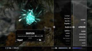 Skyrim - Ebonyflesh - Expert Alteration Magic Spell
