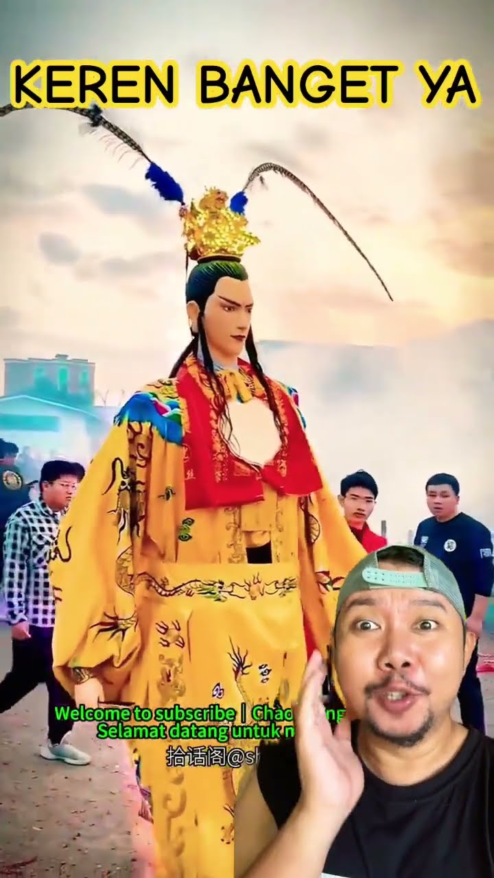 BONEKA CARNAVALNYA GANTENG DAN GAGAH!!!???#shortsfeed #shorts #funny