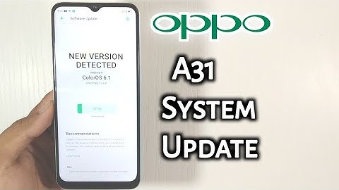 Oppo A31 System Update || New Version Available || Software update ||