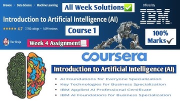 Introduction to Artificial Intelligence | Coursera | IBM | Complete Quiz Answers + Assignment