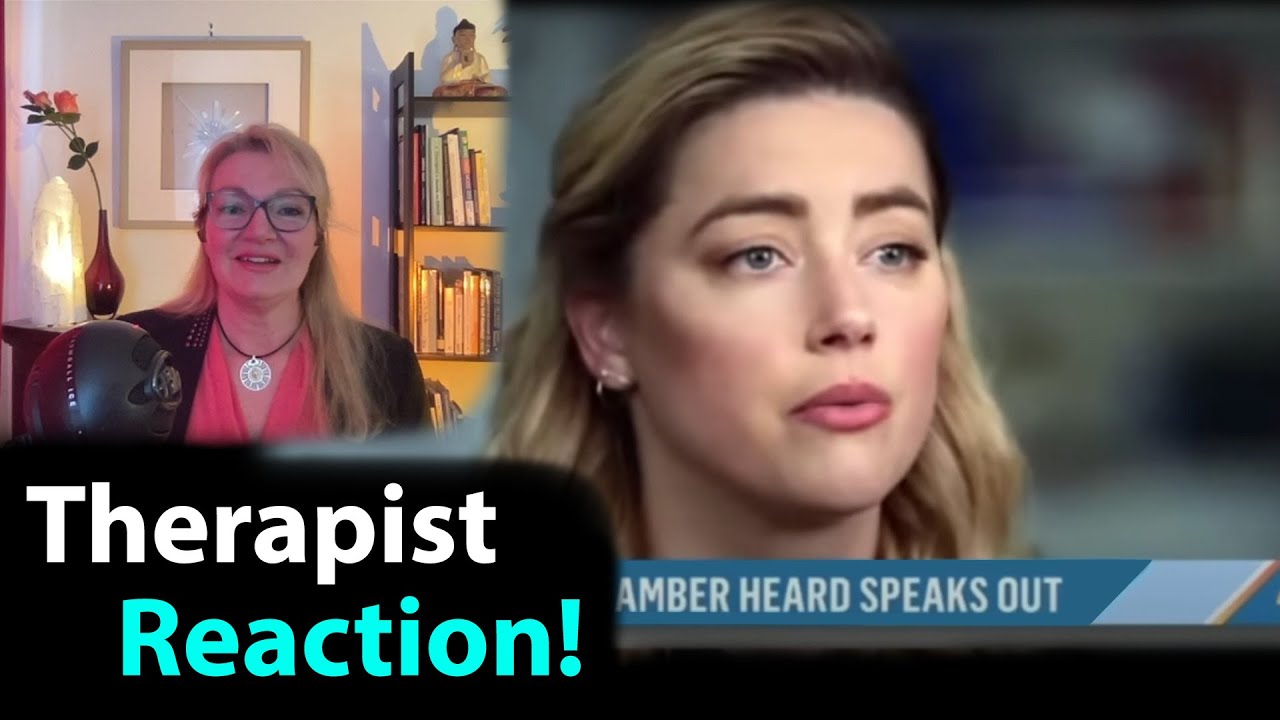 THERAPIST REACTION! Amber Heard Interview Part 1#amberinterview # ...