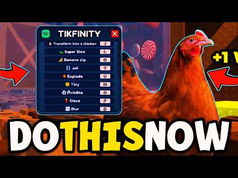 How to ENABLE TIKFINITY in +1 Speed Keyboard Escape Candy & Chocolate! (Roblox)