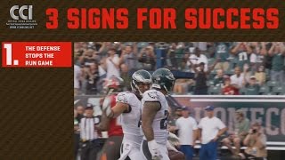 3 Signs For Success Browns vs Redskins