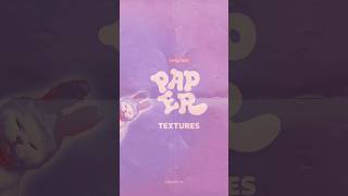 100% FREE Paper Textures to use on your Graphics 🐇🫧☁️ #papertexture #scanning #photoshoptutorial