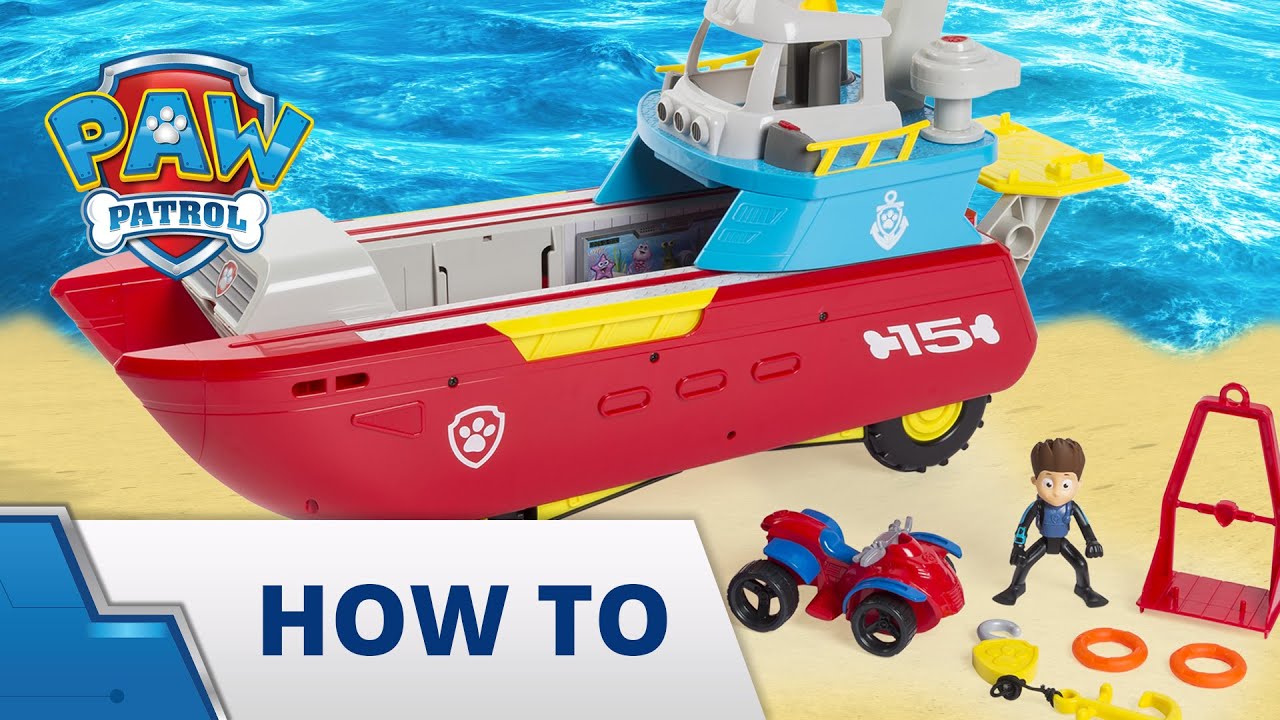 paw patrol boat wheels down