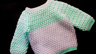 Lindo Suéter Jersey a crochet fácil y rápido de tejer para niños y niñas desde RN y hasta 7 años by Crochet for Baby 6,440 views 9 days ago 44 minutes