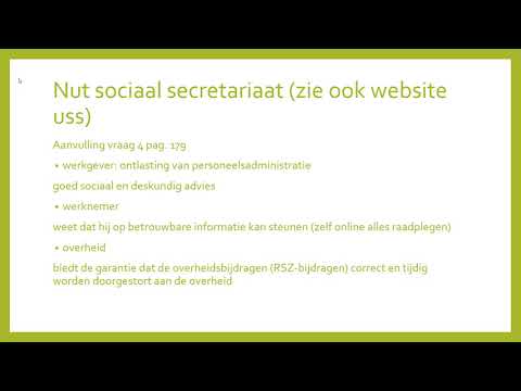 sociaal secretariaat 1