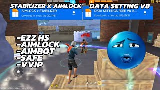 AIMLOCK VIP NEW ‼️STABILIZER X AIMLOCK ✅   DATA SETTING 98% 😈 || AMAN & SAFE ‼️