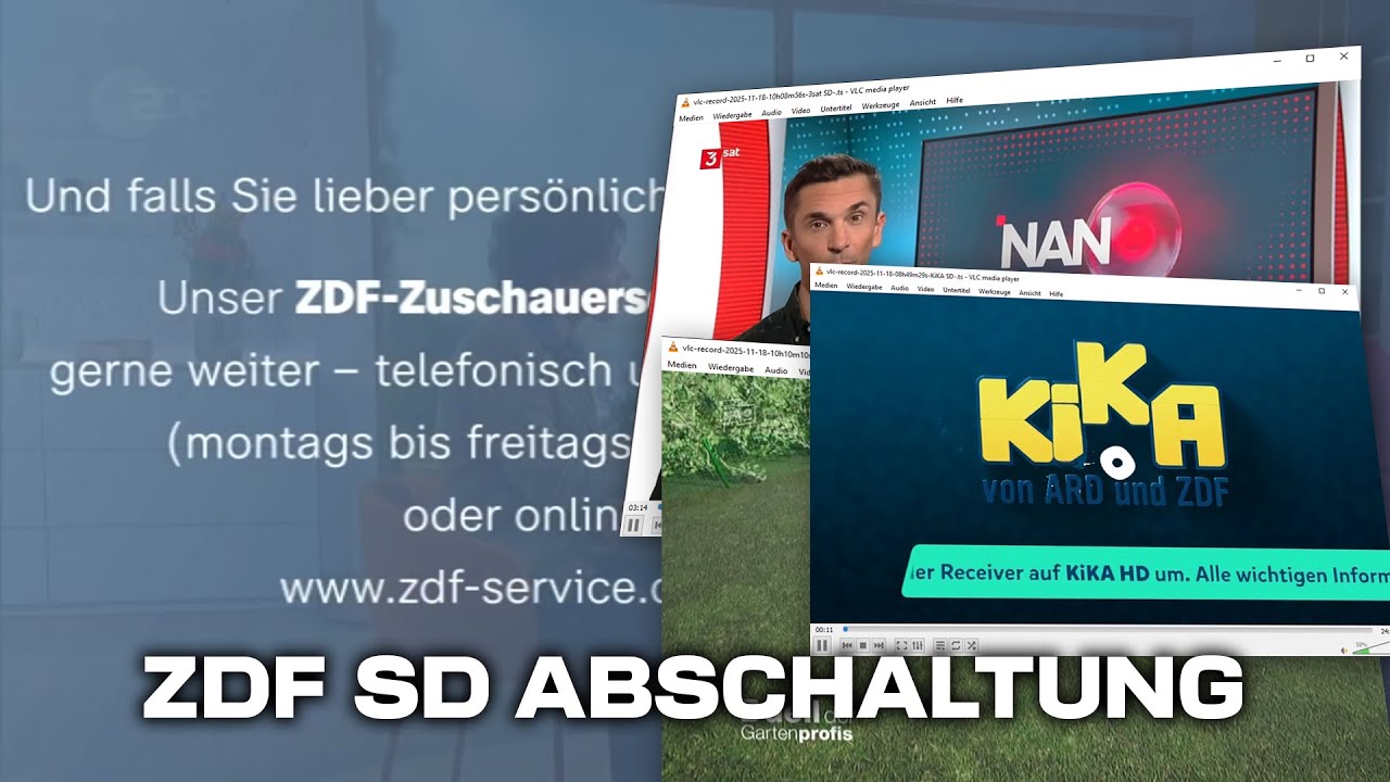 18.11.2025 ZDF SD Satellit Abschaltung | ASTRA 19.2E