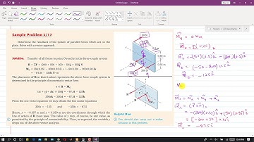 STATICS | Sample Problem: 2/17 | Topic 2/9 Resultants | 6th Edition | Engineers Academy