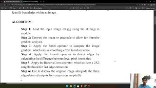 Exp 3 - Edge detection