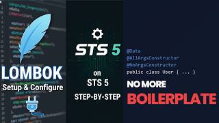 How to Add Lombok Dependency in STS 5 | Spring Boot Lombok Setup Step-by-Step