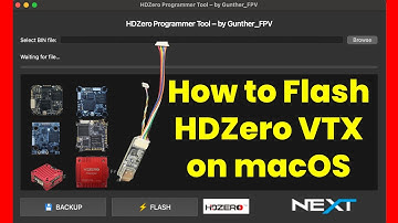 🔥 Ja! Hoe HDzero VTX op MAC OS updaten met HDzero Programmer 🔥