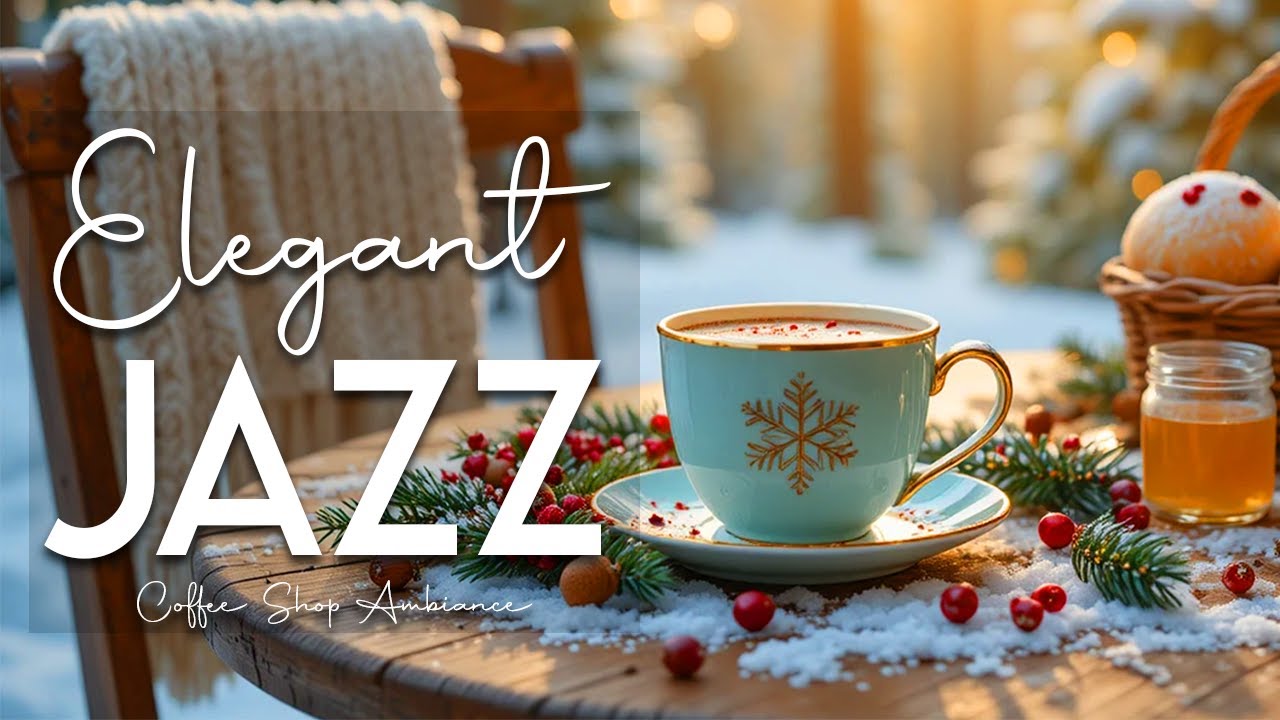 Elegant Jazz Music ☀️ Soft Morning Coffee Bossa Nova for Peaceful Work and Positive Energy