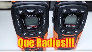 Cobra 35-Mile 22-Channel Walkie Talkie Radios *** ESPANOL***
