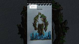 Drawing Colossal vs Micro #oc #art #power #pyf #viral