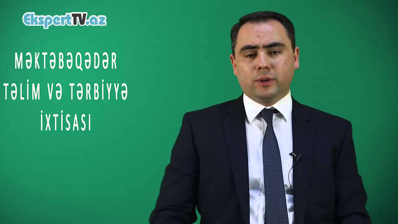 Məktəbəqədər təlim və tərbiyə ixtisası nədir?