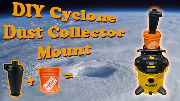 DIY Cyclone Dust Collector Mount | Custom 3D Printed Bracket for Dewalt Stealthsonic Vacuum