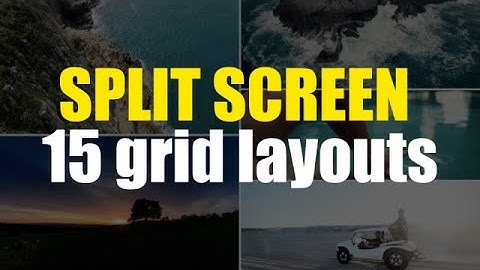 Grid Layouts - Split Screen Final Cut Pro Templates