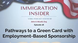 Pathways to a Green Card with Employment-Based Sponsorship (PORTUGUESE subtitles)