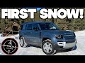 How Good is The New Defender in the Snow? Let’s Find Out in The Snowy Rocky Mountains.