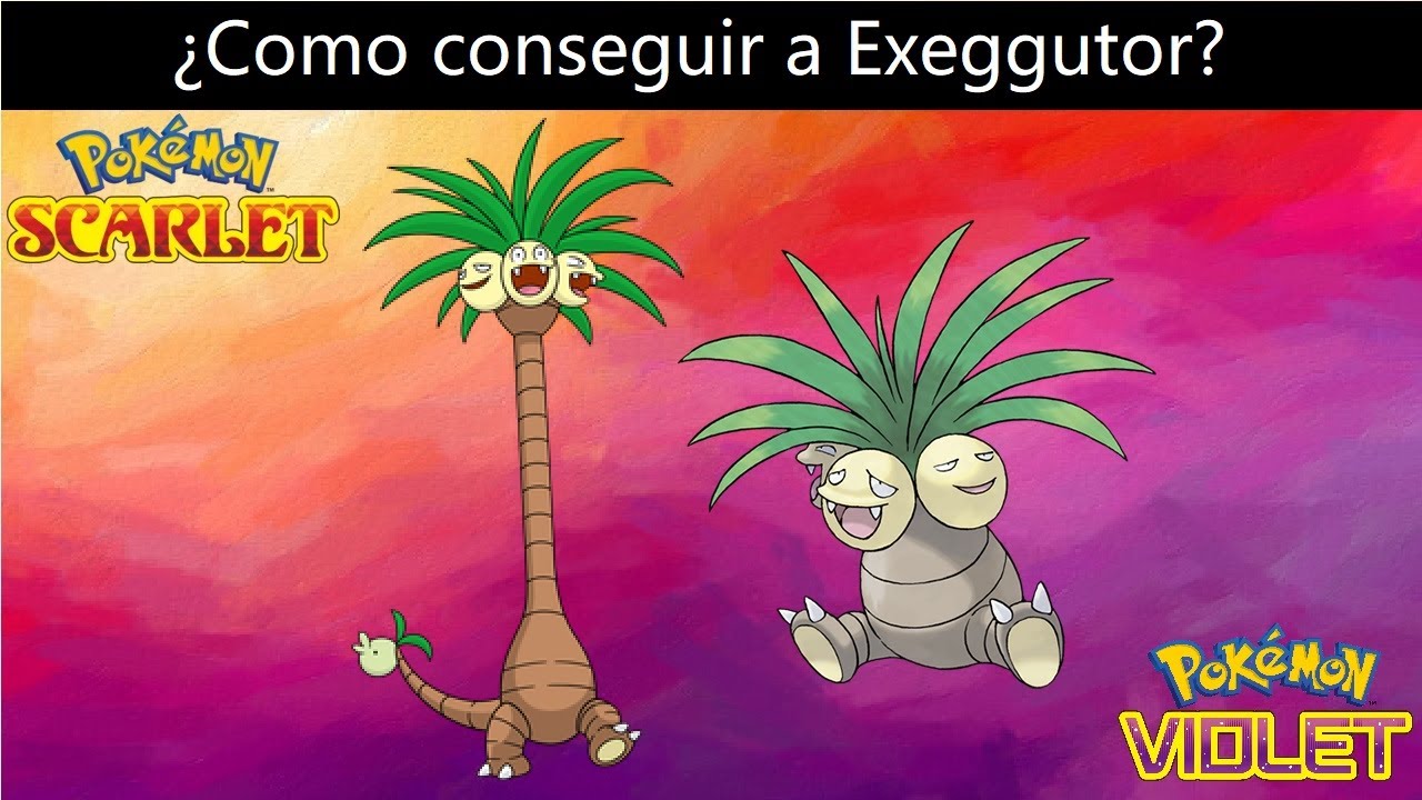Como conseguir a Exeggcutor y su forma ALOLA en Pokemon Escarlata y ...