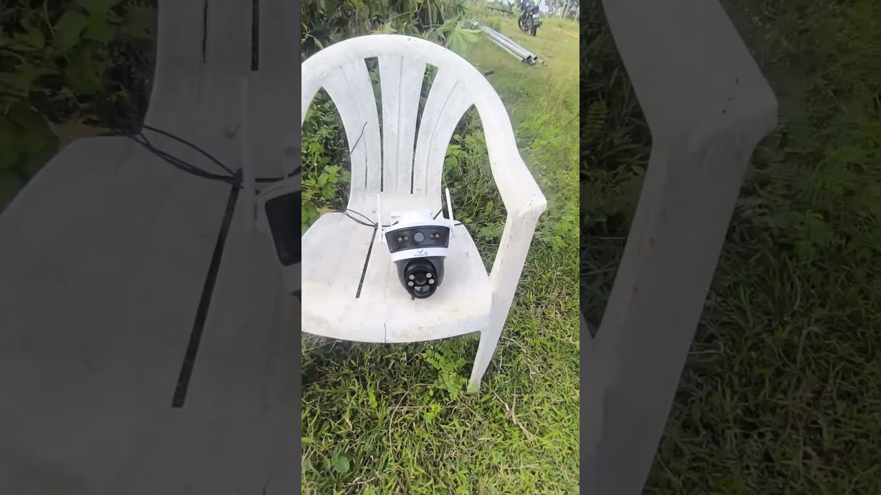 Camate brand 4g sim solar camera  duel