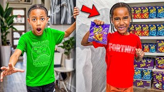 Little Brother Eats Big Brother Takis  Must Watch