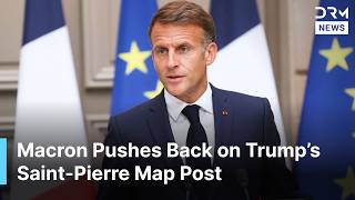 Macron Responds To Trump’s U.s. Flag Map Showing Saint - Pierre And Miquelon Ac1N
