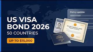 US Visa Bond Program 2026 Explained: 50 Countries, Up to $15,000