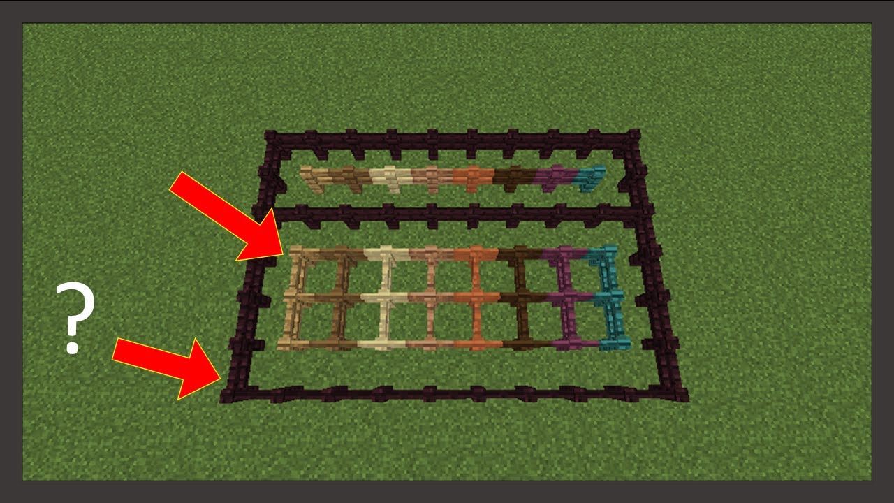 Nether Rack Fence 네더 울타리는 왜? / Why? Nether brick Fence - YouTube