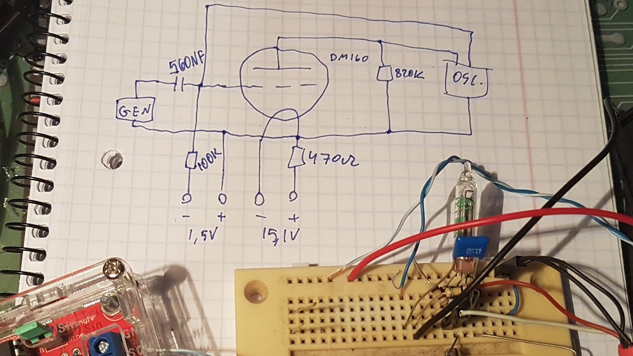 DM160 triode with no externally applied plate voltage can it still