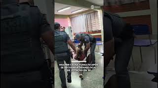 Mulher causa tumulto após se recusar a deixar local de votação em SP | #SBTNews