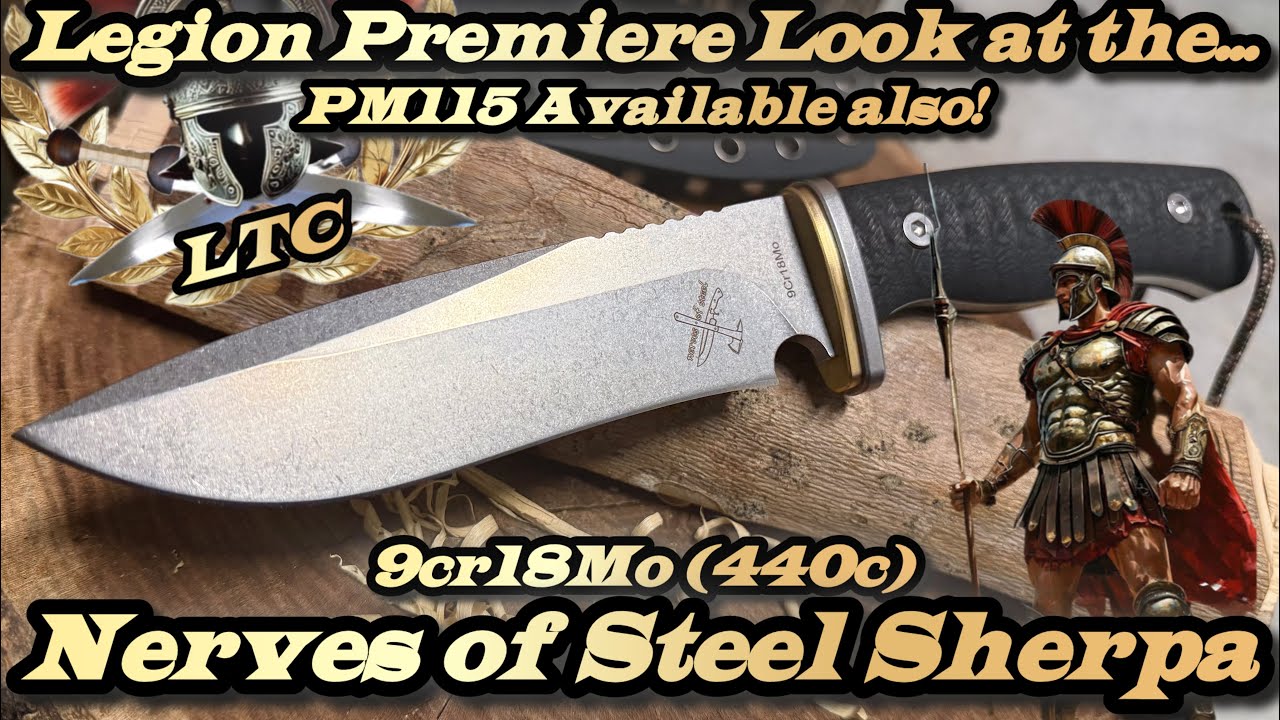 Mon Legion 18インチ　引き取り限定 Legion Premiere Look at the Nerves of Steel Sherpa in 9cr18Mo