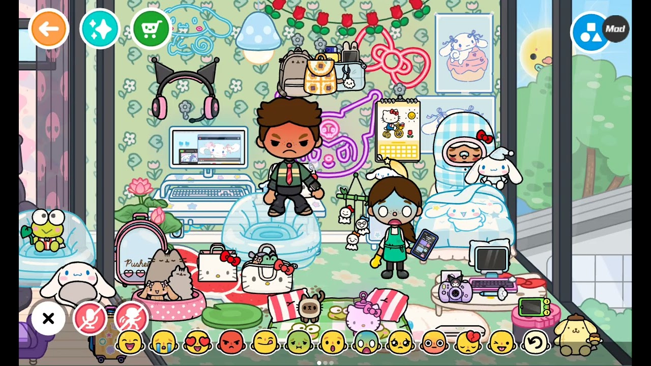 لعبة #توكا_بوكا اول يوم مدرسة بكره سارة الكبيرة عندها اختبار رياضيات شوفو إيش الي صار في الفيديو