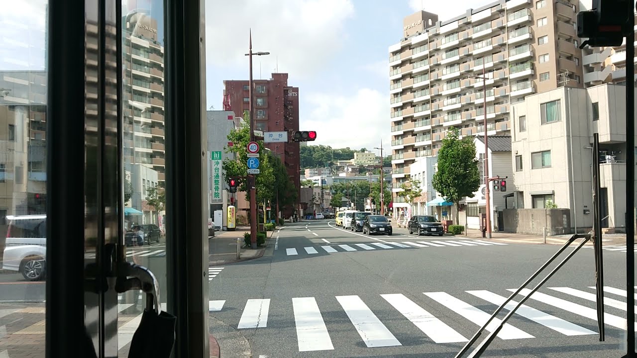 ●【前面展望】91番 戸畑駅⇒西鉄黒崎バスセンター 西鉄バス北九州