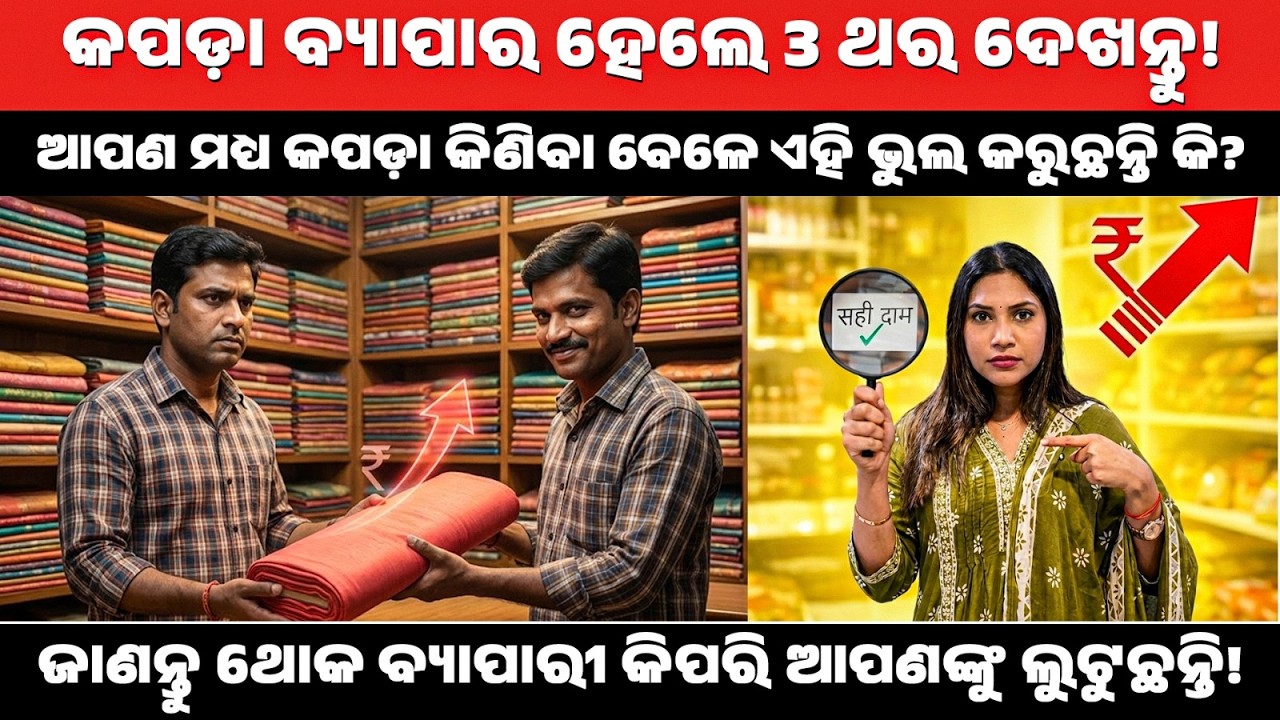 🔍 ଓଡ଼ିଶାରେ ଅସଲି ପାଇକାରୀ ବ୍ୟବସାୟୀ ଚିହ୍ନିବାର ଉପାୟ | 3 Ways To Identify Real Wholesaler | Odia Business