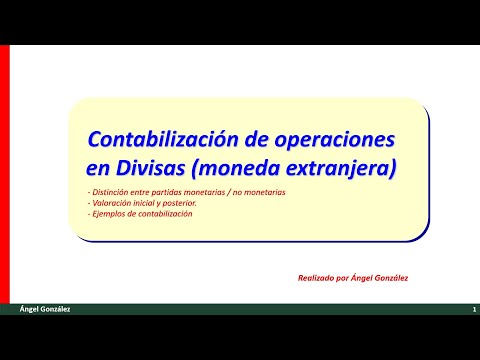 Video: ¿Cómo se contabiliza la conversión de moneda extranjera?