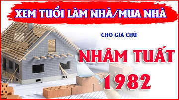 NHÂM TUẤT 1982 Làm Nhà, Mua Nhà Năm Nào Tốt  (2025 - 2030) / Mượn Tuổi Làm Nhà