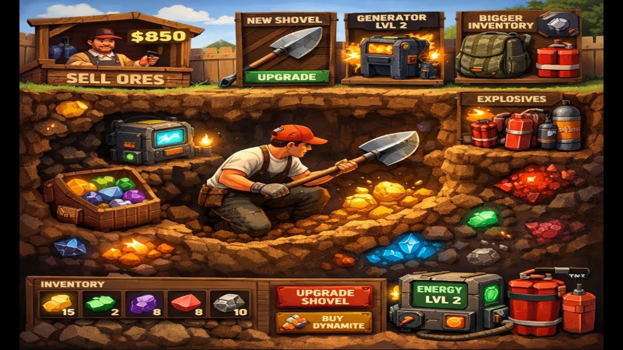 Симулятор:A Game About Digging a Hole