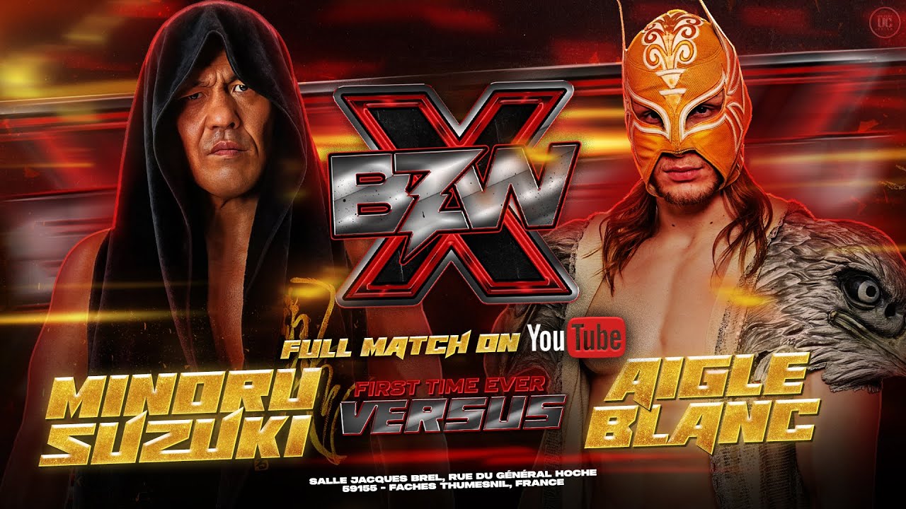 [ПОЛНЫЙ МАТЧ] Минору Сузуки против Белого Орла - BZW X